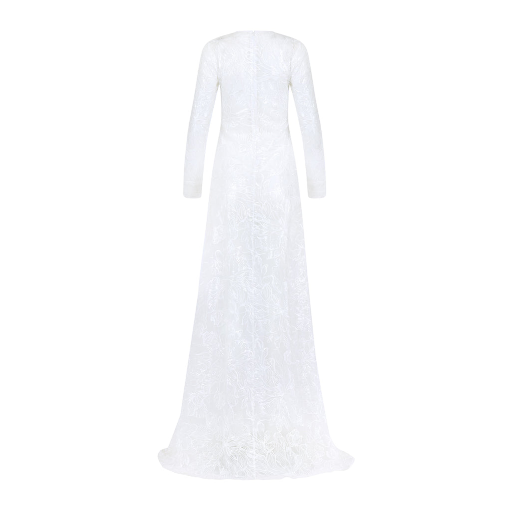 Floral Lace Dress | La Chenille Bridal Floral Lace Dress | La Chenille Bridal