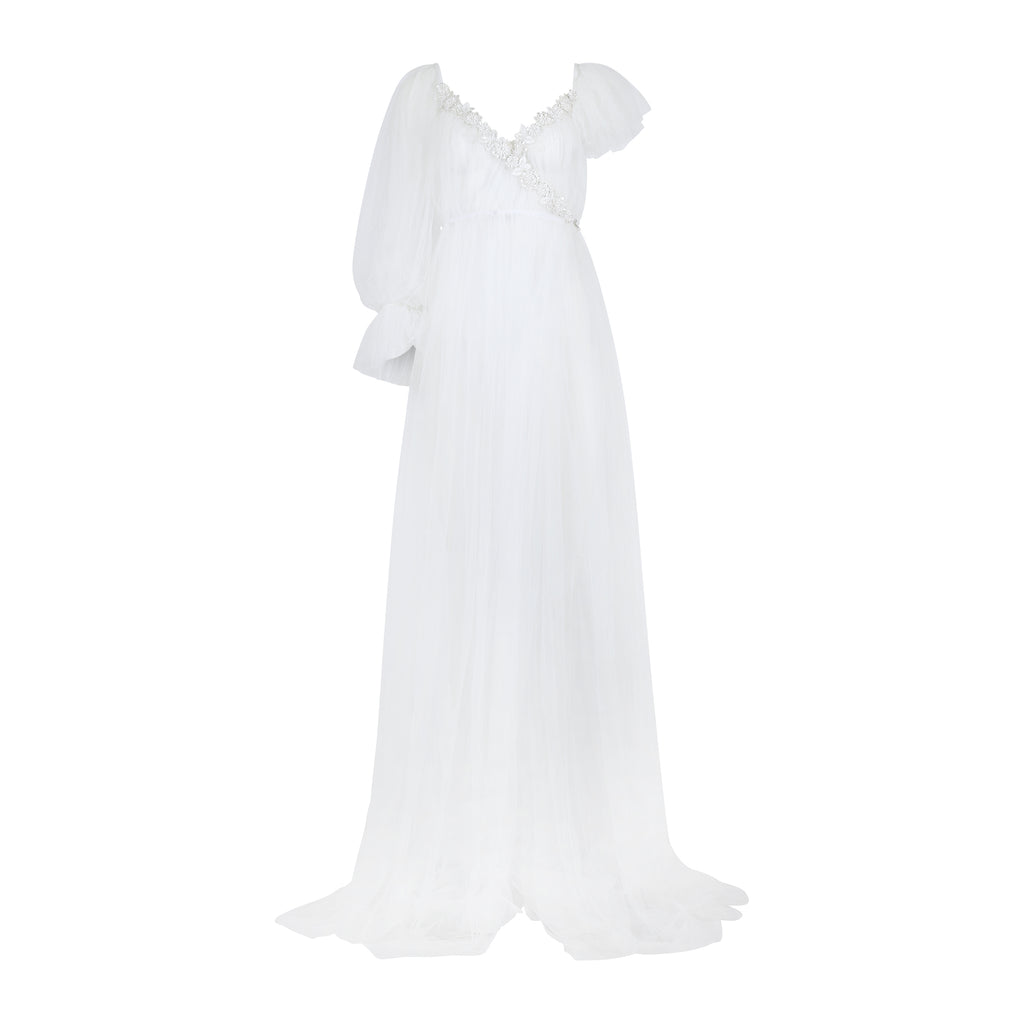 Tulle Wrap Dress | La Chenille Bridal Tulle Wrap Dress | La Chenille Bridal